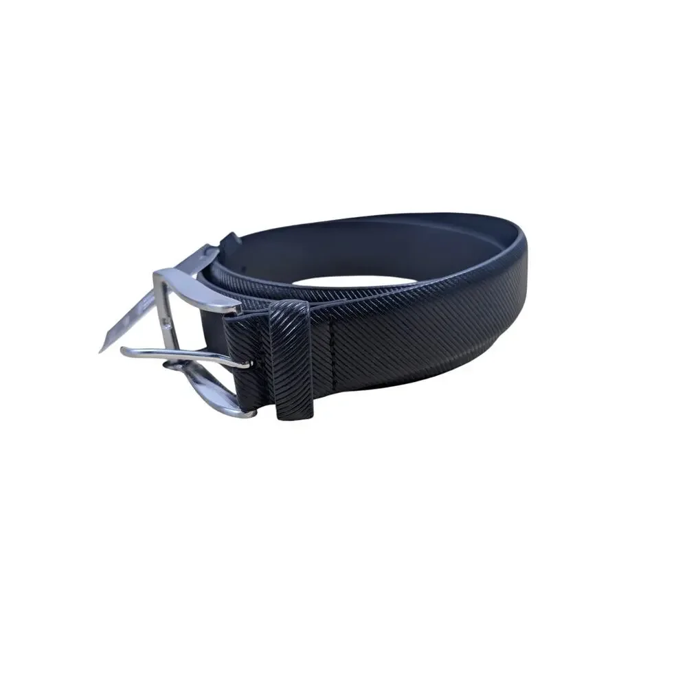 PX‎ Clothing Mens 100% Leather Belt Size 32 Grey 5 Holes 1BT3162M NWT